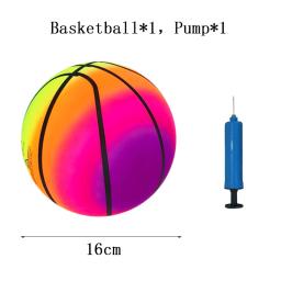 Conjunto inflável de bola esportiva para crianças, basquete, futebol, voleibol com um inflador, melhores presentes para crianças, 2 peças - Image 2