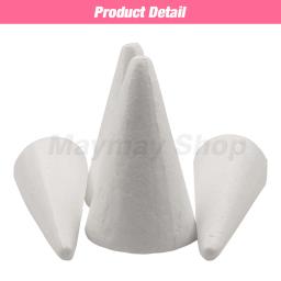 Cone De Isopor De Poliestireno, Cone De Espuma Plana Para Artesanato Artesanal, Celebração Do Partido DIY, Decorações Do Festival, Acessório De Natal - Image 5
