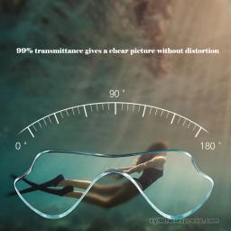 Conjunto de snorkel para adultos, vidro temperado profissional, equipamento de mergulho panorâmico, kit de treinamento de natação - Image 4