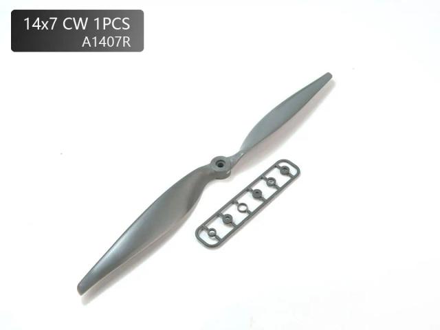 Hélice de 14" em Fibra de Vidro Nylon para Drones RC e Quintas - Direta e Inversa para Performance Superior