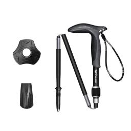 Pioneer cabo de fibra de carbono 1 peça, bastões de caminhada ao ar livre 5 seções foscas, ultraleve, poste de caminhada para acampamento - Image 2