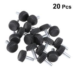 Pés plásticos ajustáveis Parafusos, Pé Ajuste Móveis, M6, Acessórios Hardware, 20pcs - Image 1