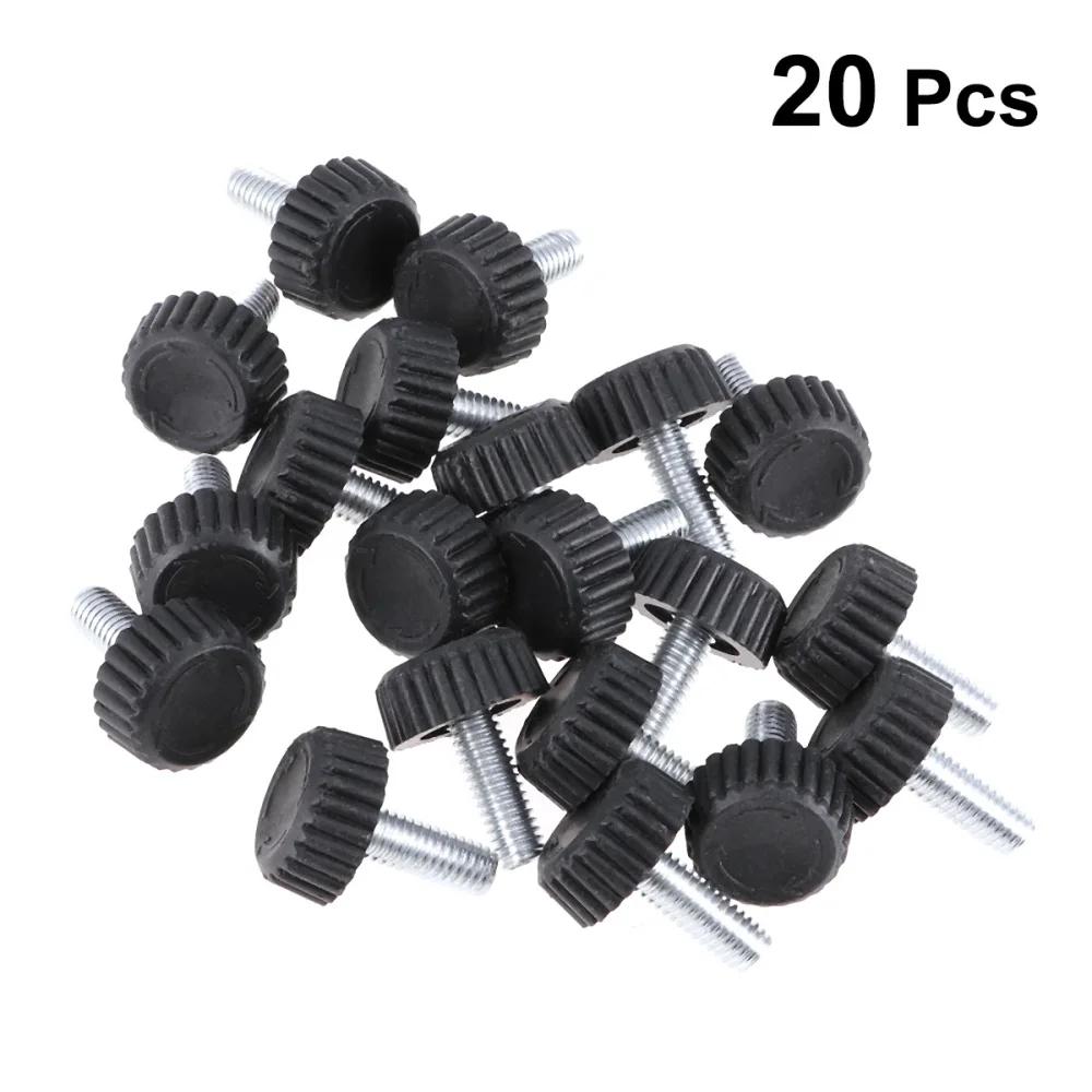 Pés plásticos ajustáveis Parafusos, Pé Ajuste Móveis, M6, Acessórios Hardware, 20pcs - Image 1