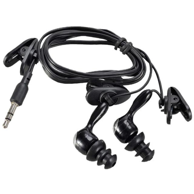 Fones de Ouvido Impermeáveis IPX8 com Conector de 3.5mm para Natação e Mergulho, Compatíveis com MP3 e Telefone Móvel