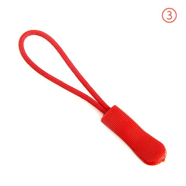Kit de reparo de zíper com puxador, kit de reparo com zíper de puxar cavidades coloridas, cabo de corda de substituição, clipe de reposição, acessórios para mochila com zíper, com 10 peças