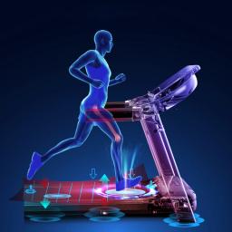 Esteira elétrica dobrável, equipamento para ginástica em casa, máquina profissional de exercício para corrida - Image 5