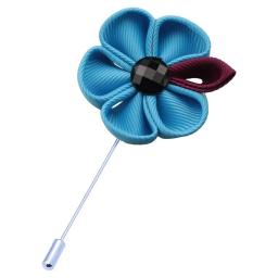 Alfinete de flor de lapela vintage artesanal masculino, broche para casamento, terno de negócio, decoração de vestido, corsage, boutonniere - Image 2