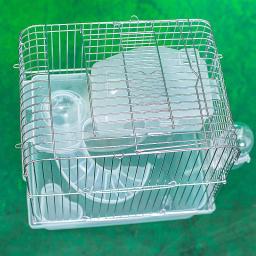 Casa de hamster chinchila, cercado de cobaia, duas camadas, gaiola pequena, ninho de animais de estimação com roda fitness, alimentador, cama, escorregador - Image 2