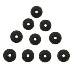 Almofadas de feltro címbalo preto almofadas de feltro címbalo eco-friendly longa vida útil tambor peças de reposição da arruela do címbalo - Image 6