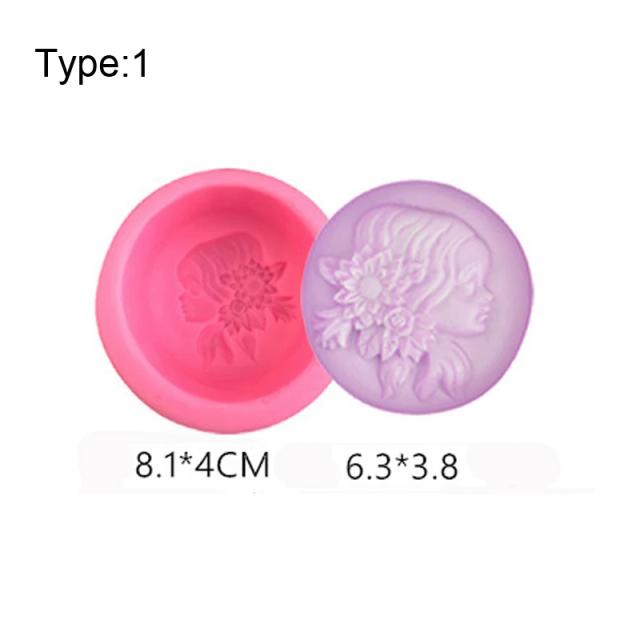 Molde de Silicone 3D DIY para Sabão e Chocolate - Forma Artesanal e Ferramenta de Confeitaria