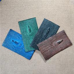 Crocodilo real pressionado couro folha para artesanato, DIY material artesanal, para a caixa do telefone, sapatos de saco, 18,2x10,2 cm, 0,7 milímetros - Image 2