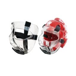 Capacete de proteção facial karatê, taekwondo removível, protetor facial e máscara transparente - Image 2