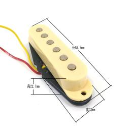 Guitarra elétrica single-coil captador kit substituição captadores ponte e pescoço alnico para st acessórios de reparo de guitarra elétrica - Image 4