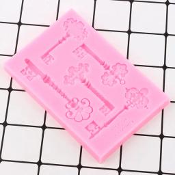 Molde de silicone em forma de chave barroca para cupcake topper fondant ferramentas de decoração de bolo faça você mesmo moldes de resina de argila chocolate gompaste - Image 5