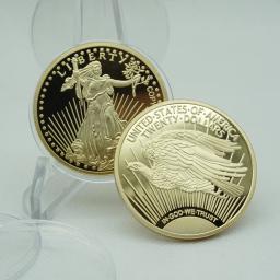 1933 estados unidos águia a liberdade godness ouro eua moedas colecionáveis para a coleção presentes deus abençoe americano não magnético - Image 5