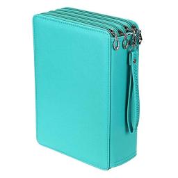 Estojo portátil colorido para lápis, à prova d'água, grande capacidade, em couro pu, suprimentos para arte, para estudantes, presentes, 200 unidades - Image 6