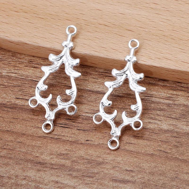 Pingentes para DIY, Acessórios Artesanais para Jóias, Brincos e Peças para Colar, Fabricação de Jóias, 16x36mm, 10PCs, 20PCs, 0110 - Image 1