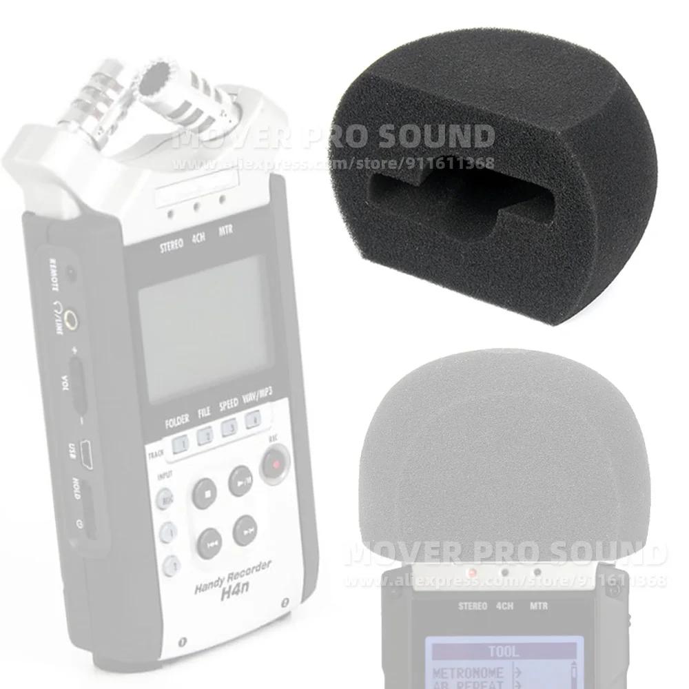 Para zoom h4n h 4 h4 n windscreen recorder mic anti pop filtro de tela espuma brisa microfone esponja windproof vento escudo - Image 1