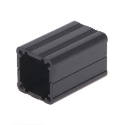 Novo projeto eletrônico extrudado diy alumínio gabinete caso preto 40x25x25mm - Image 4