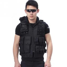 Colete tático preto genuíno masculino, modelo à prova de balas, Cs Protective Equipment - Image 5