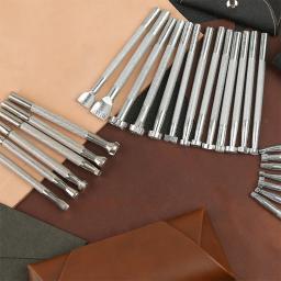 IMZAY-Conjunto De Ferramentas De Carimbo De Couro, Carimbos De Artesanato De Couro Manual DIY, Padrão De Arte, Conjunto De Ferramentas De Impressão De Estampagem - Image 4