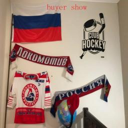 Adesivo de parede decalque hóquei personalizado, papel de parede para decoração de quarto infantil, decalque de vinil para hockey - Image 2