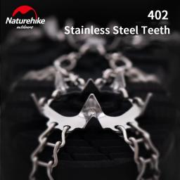 Naturehike Anti-Slip Escalada Grampos, Garras de Gelo Ao Ar Livre, Garra De Neve, Sapato De Caminhada, Boot Grips Chain Spike, 13, 19 Dentes, 1 Par - Image 5
