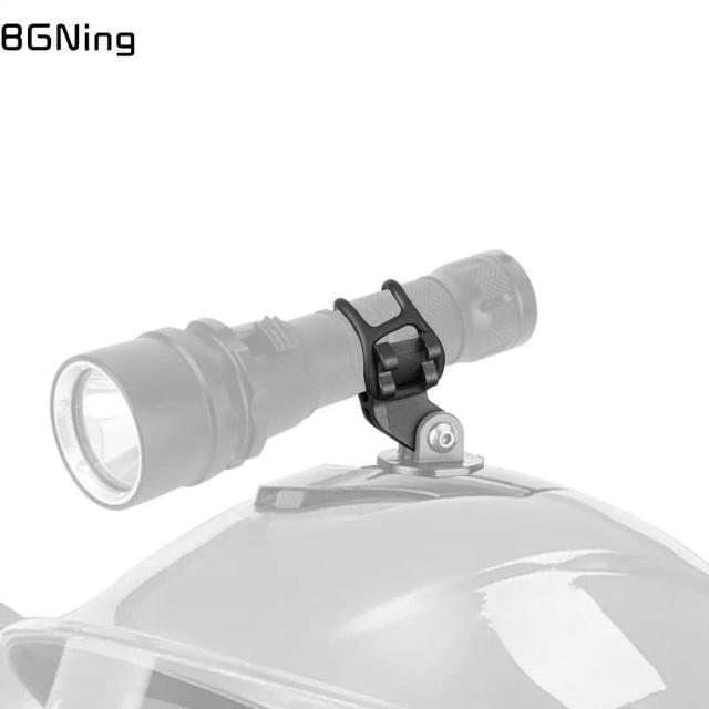Suporte de Guidão para Câmeras de Ação com Clip, Suporte de LED para Bicicleta e Prendedor para Luz Frontal GoPro