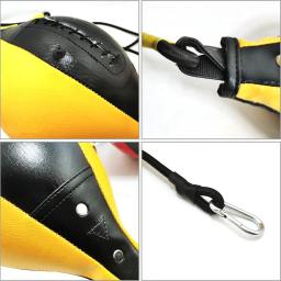 Saco de pancada inflável para treino de muay thai, ponta dupla, esfera de velocidade, couro pu, treinamento de muay thai, musculação interna, saco de areia - Image 6