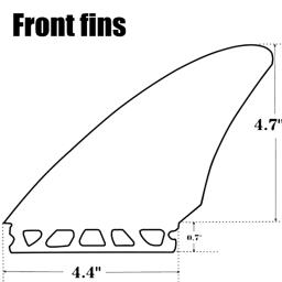 Surf único tabs quad aletas azul cor fibra de vidro quilha barbatanas prancha barbatanas ele barbatanas de prancha acessórios único tabs barbatanas - Image 6