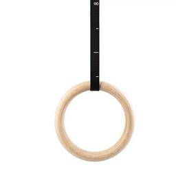 32/28mm birch fitness anéis ginástica de madeira ajustável exercício formação anel 28mm 32 mm anéis (corda de levantamento não está incluído) - Image 6