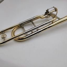 Nova chegada trombone bach tb 450 b bb/f tenor trombone com caso acessórios frete grátis - Image 2