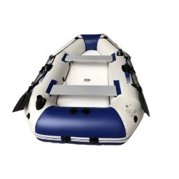 Tapete de ar inflável para barcos em PVC, marinha solar, pesca para 3 pessoas, bote de canoa de caiaque, piso com acessórios, esportes aquáticos, 2,6 m - Image 1