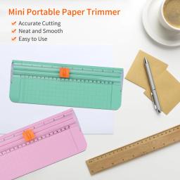 Mini cortador de papel para artesanato, a5, máquina de corte de 9 lâmpadas com comprimento de corte para artesanato, cartão de papel, foto, papel laminado, scrapbook - Image 3