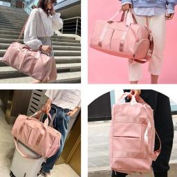 Saco De Duffel Bordado Personalizado, Saco De Ginástica, Saco De Viagem, Bolsos Molhados E Secos, Compartimento De Sapato, Presente Para Groomsman, Dama De Noiva, Esportes - Image 6