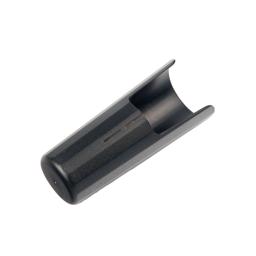 Prendedor de ligadura de couro dos acessórios do saxofone de soprano sax com tampão plástico - Image 3