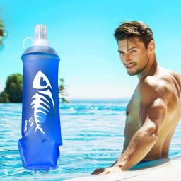 500ml dobrável silicone macio balão dobrável garrafas de água esporte ao ar livre correndo viajar caminhadas acampamento escalada hidratação - Image 6