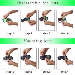X-TIGER óculos de ciclismo polarizados esportes ao ar livre dos homens óculos de sol com armação de miopia óculos de bicicleta das mulheres dos homens ciclismo - Image 6