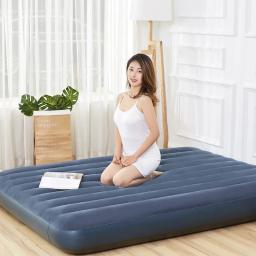 Cama de almofada de ar duplo ao ar livre único aumentando e espessamento sonho verde dobrável cama colchão inflável móveis - Image 3