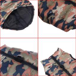 Inverno quente roupas para cães pequenos à prova dwaterproof água jaqueta pet filhote de cachorro gato roupas yorkie casaco chihuahua roupas caniche trajes - Image 3