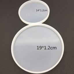 Molde de silicone para artesanato, faça você mesmo, nuvem, quadrado, elipse, coração, redondo, epóxi, decoração, base de molde - Image 5