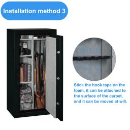 Multifuncional Foam Gun Rack, Barril Rifle Portátil, Tira Magnética, Acessórios de Caça, Indoor e Outdoor, Wall Mount, EVA Gun Holder - Image 5
