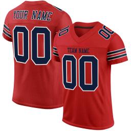 Camisa de futebol americana de secagem rápida do logotipo do número do nome da equipe - Image 5