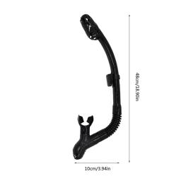 Mergulho-baleeira Snorkel, Equipamento De Mergulho, Tubo De Respiração Subaquática, Tubo De Natação De Silicone - Image 6