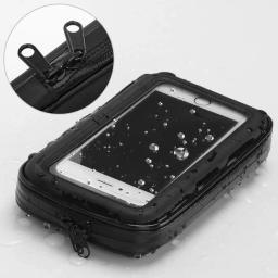 Suporte de telefone para bicicleta, à prova d'água, motocicleta, guidão, bolsa de telefone para iphone 15 pro max 14, samsung, suporte de telefone para bicicleta - Image 4