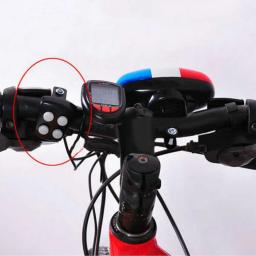 Buzina de bicicleta com luz de led, sirene, som alto, trompete, ciclismo, ferramenta de buzina - Image 2