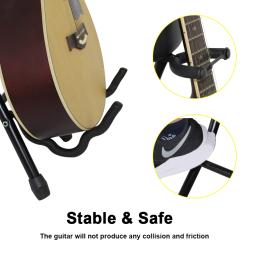 BATESMUSIC-Assento de guitarra com almofada acolchoada, ergonômico e Fold-out Stand, apto para guitarras acústicas e elétricas - Image 6
