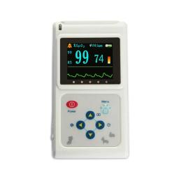 Contec animais de estimação veterinária oxímetro de pulso de oxigênio no sangue monitor de freqüência cardíaca spo2, cão/gato, veterinário sonda língua + sw - Image 3