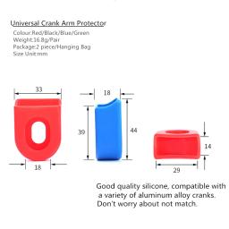 Risco 2 pçs silicone manivela braço protetor capa mountain road bicicleta universal pedaleira tampa protetora mtb ciclismo acessório - Image 6