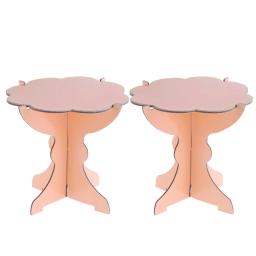 Casamento Cupcake Stands, Sobremesa Display Plate, Bolo Stand para Baby Showers Party, 2 pcs - Image 6